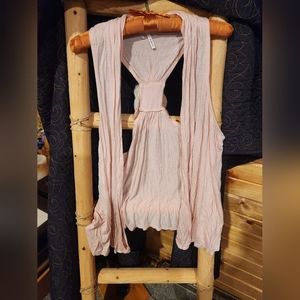 Women's sleeveless cardigan